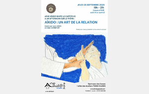 Cours spécial / Aikido : un art de la relation le 25 septembre 2025